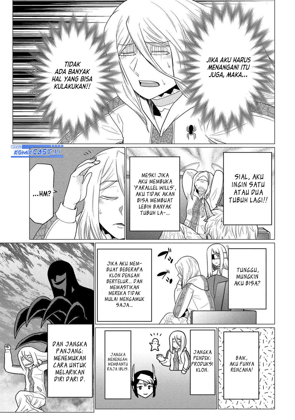 Kumo desu ga, Nani Ka? Chapter 76.1 Gambar 14